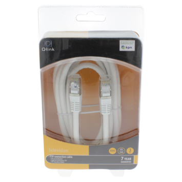 Q-Link FTP aansluitsnoer RJ45 3 meter KPN keur