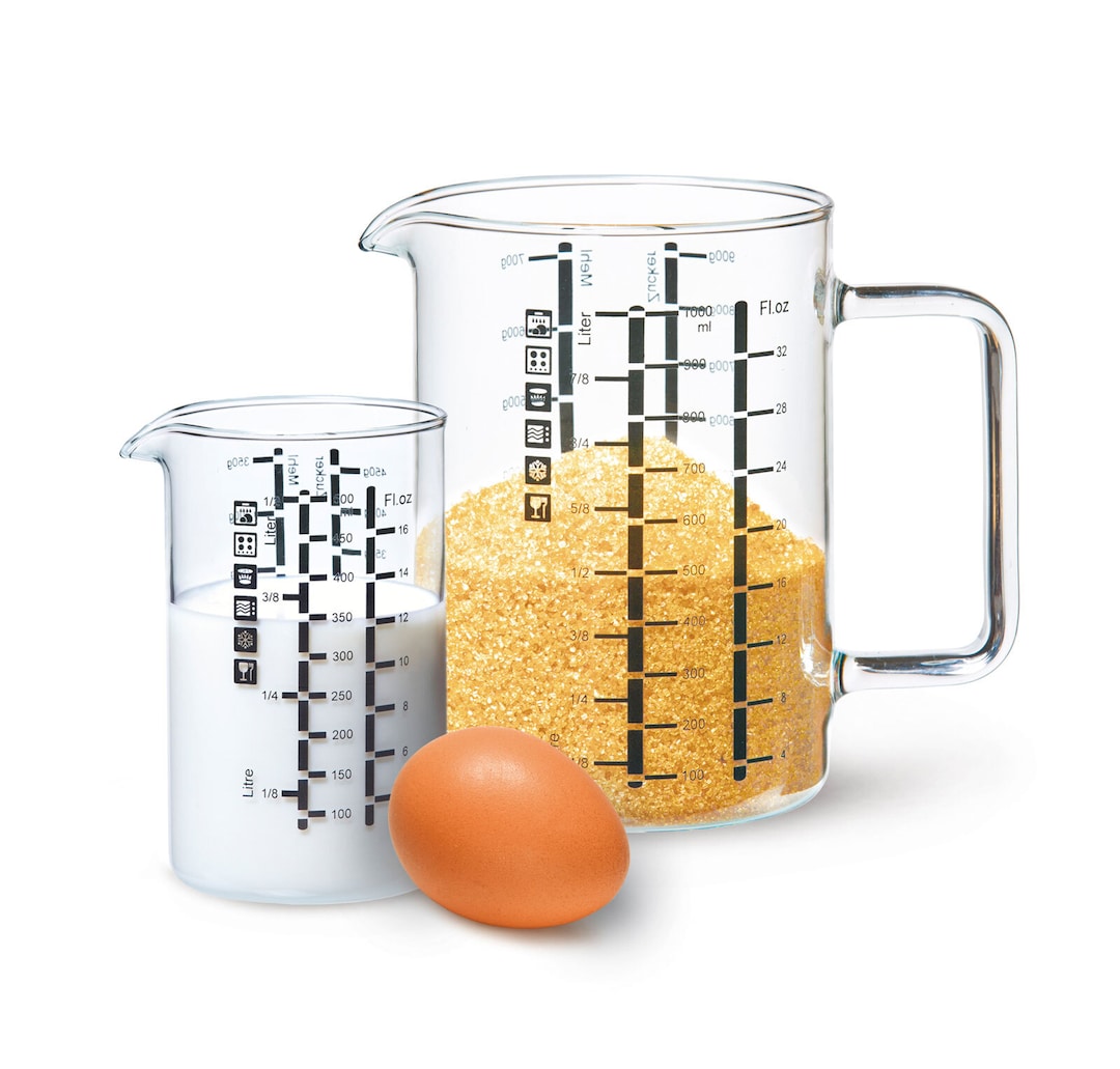 SIMAX Messbecher 2-teilig transparent