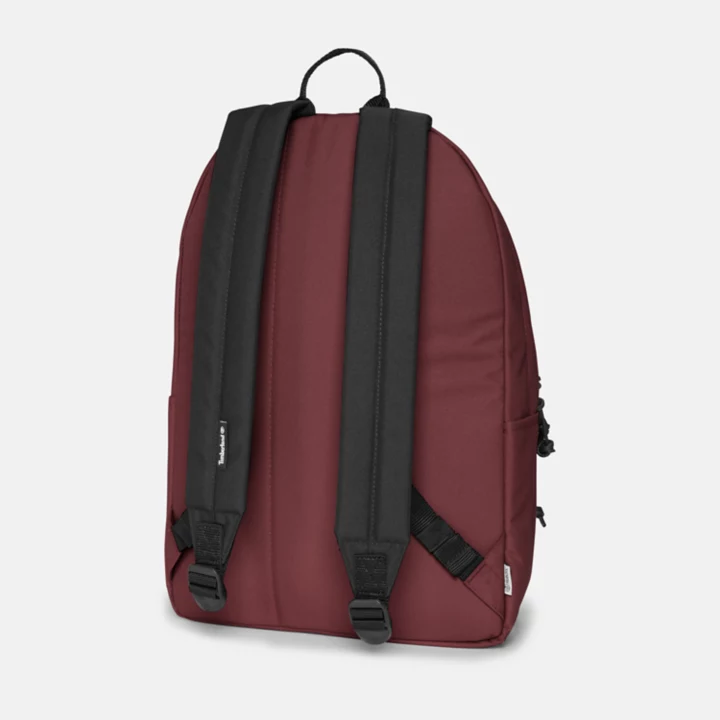 Mochila Timberland Core unissex na cor bordô.