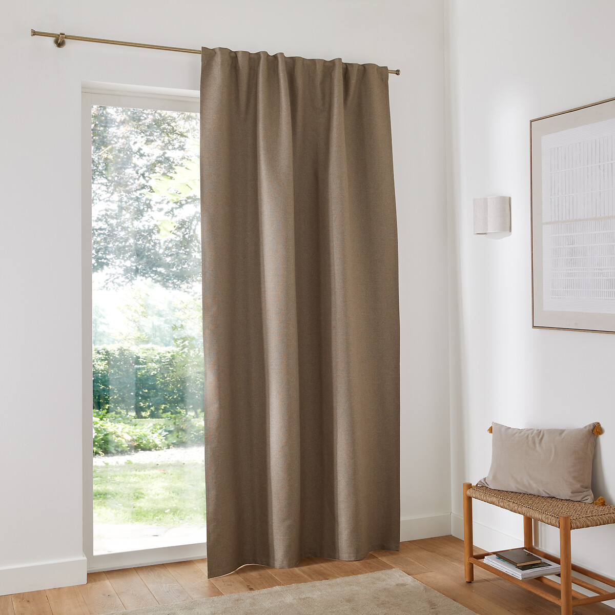 LA REDOUTE INTERIEURS<br>Cortina blackout feita de poliéster reciclado Selecione