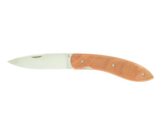 Galet Pink Ivory - intercalaires noirs Couteau de poche par Renoux