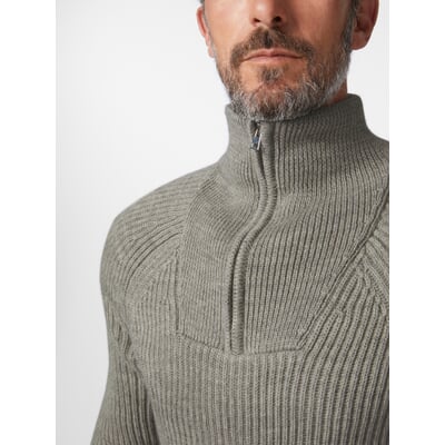 Herren-Stricktroyer, Graumelange