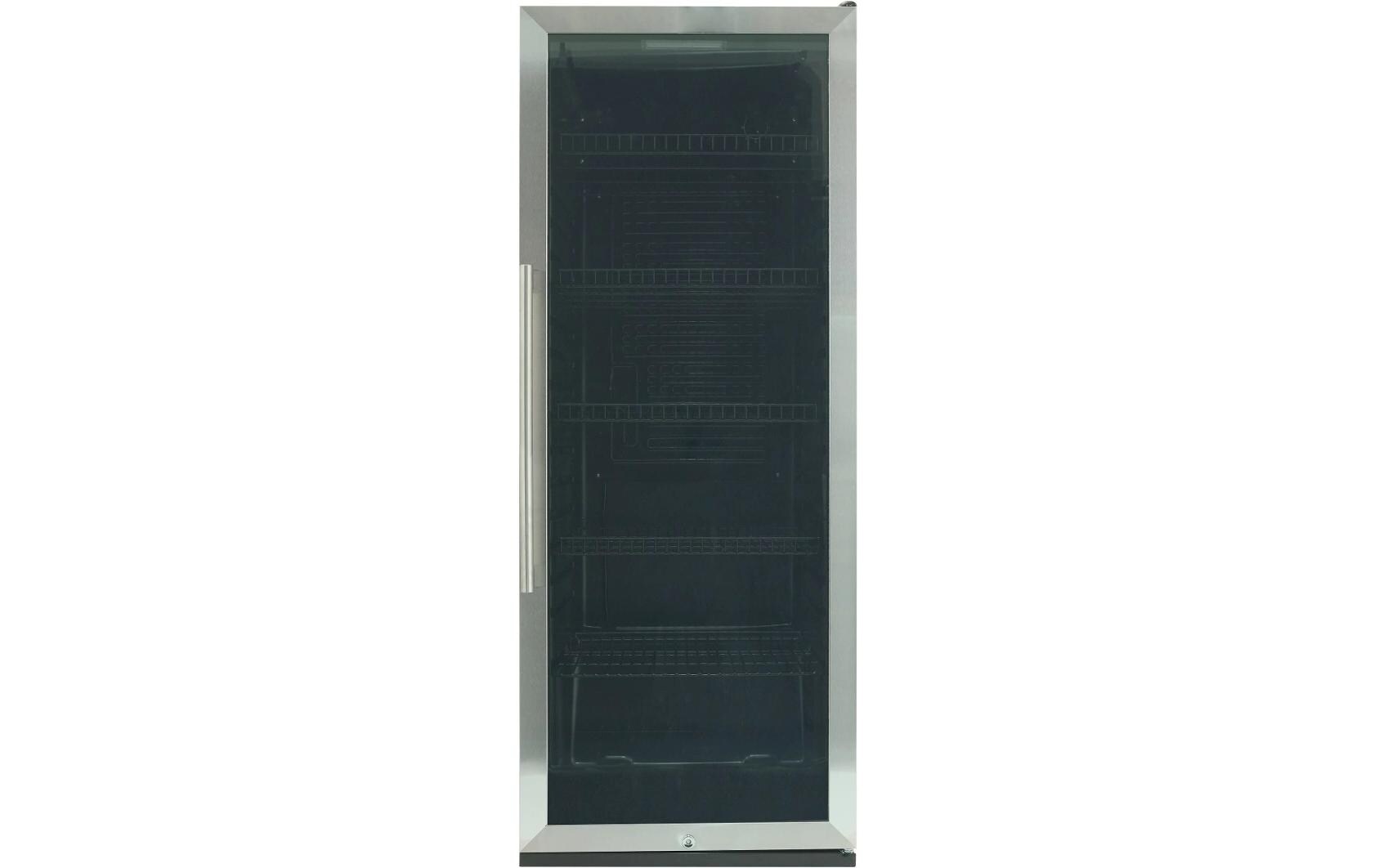 Weinkühlschrank FKS 8841 Edelstahl/Schwarz, Rechts<br>Freistehender Weinschrank