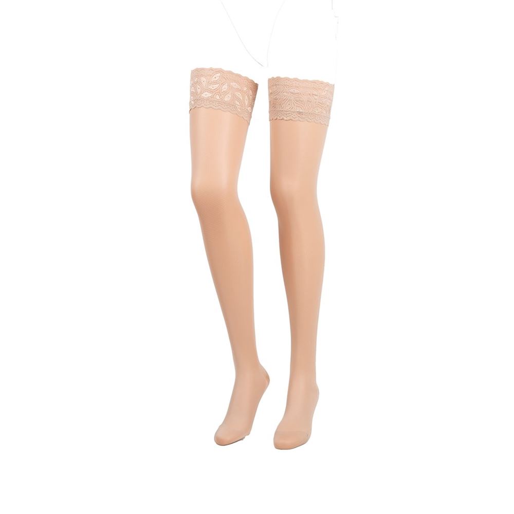 CALYPSO Schenkelstrümpfe (A-G 140)<br>1 Paar, GrIII, makeup