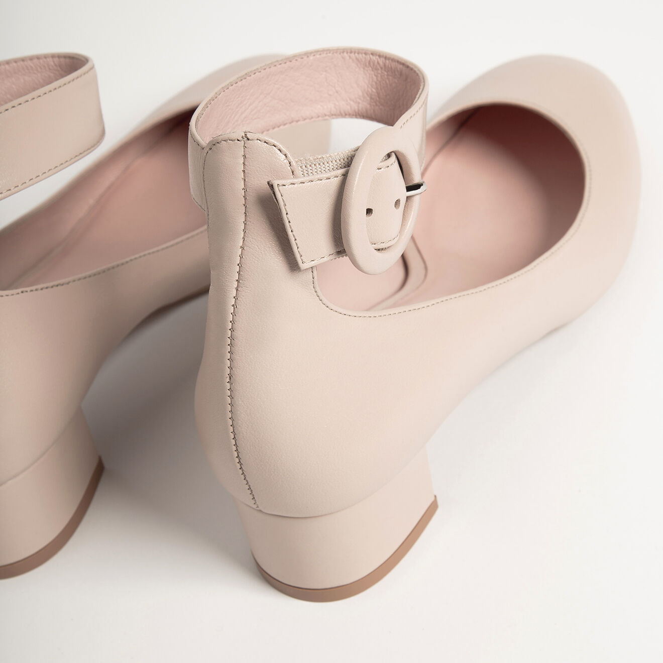 L37 Babies en Cuir Honey nude