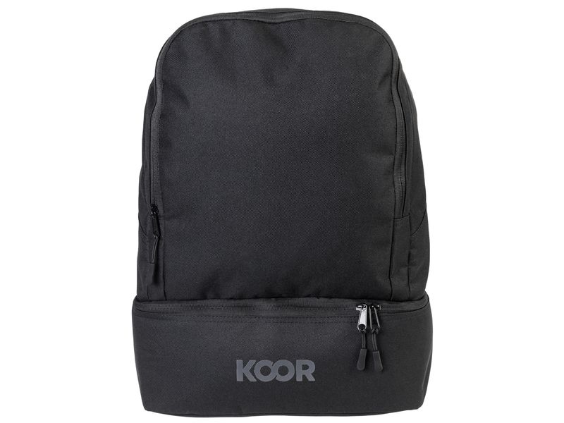 KOOR Rucksack 25 l, Schwarz Sportrucksack mit Schuhfach