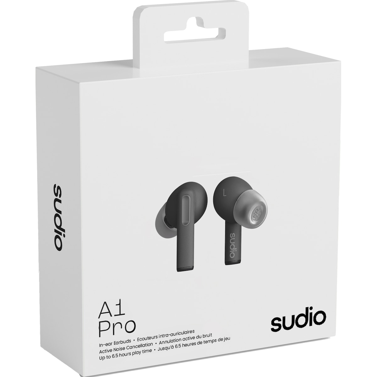 Sudio A1 Pro helt trådløse in-ear hodetelefoner (sort)