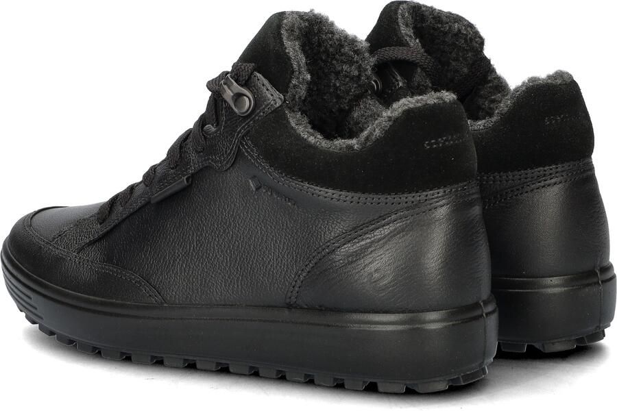 ECCO Soft 7 Tred W Veterboots zwart Leer Sneakers Unisex