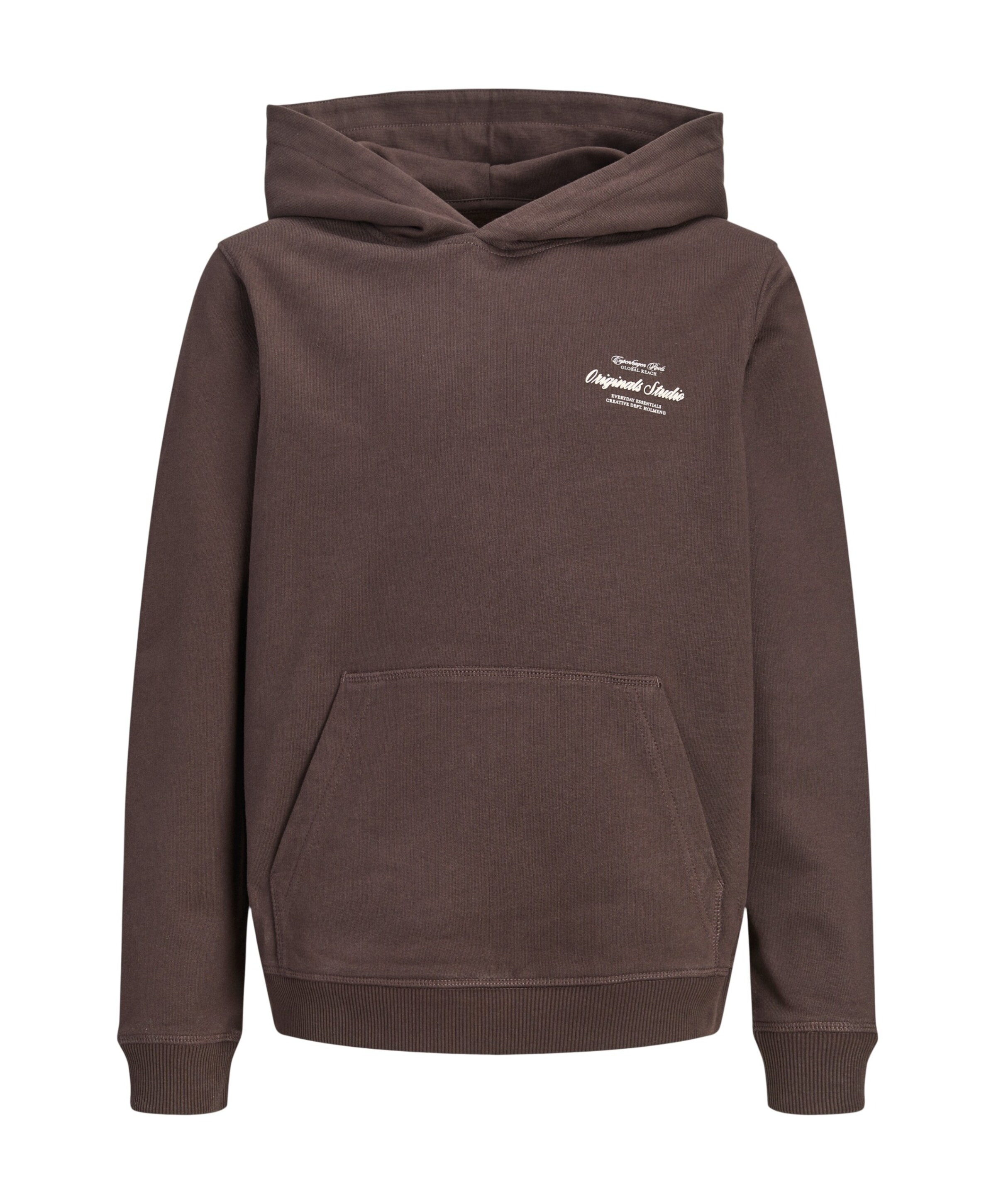Jack & Jones Jongens hoodie bruin