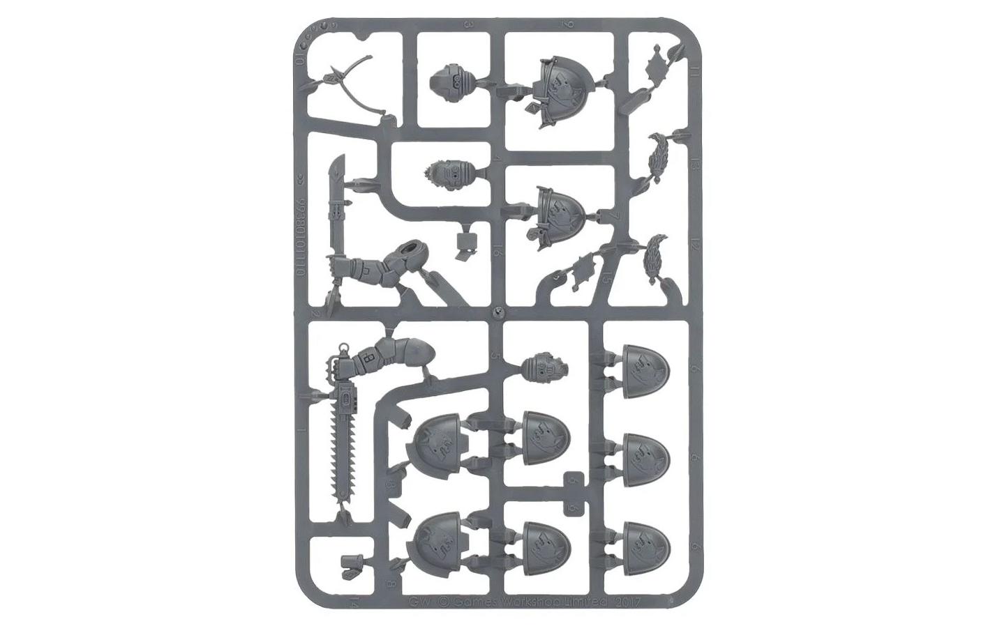 Upgrades Warhammer 40.000 Space Wolves PrimarisWarhammer 40K Figurenteile