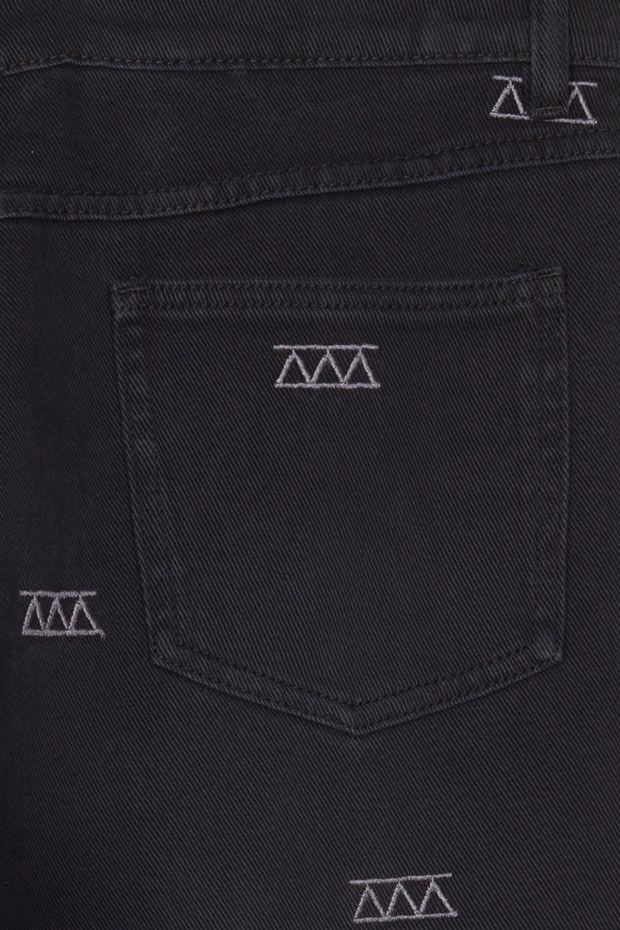 Hologram Jean DENIM BLACK Noir