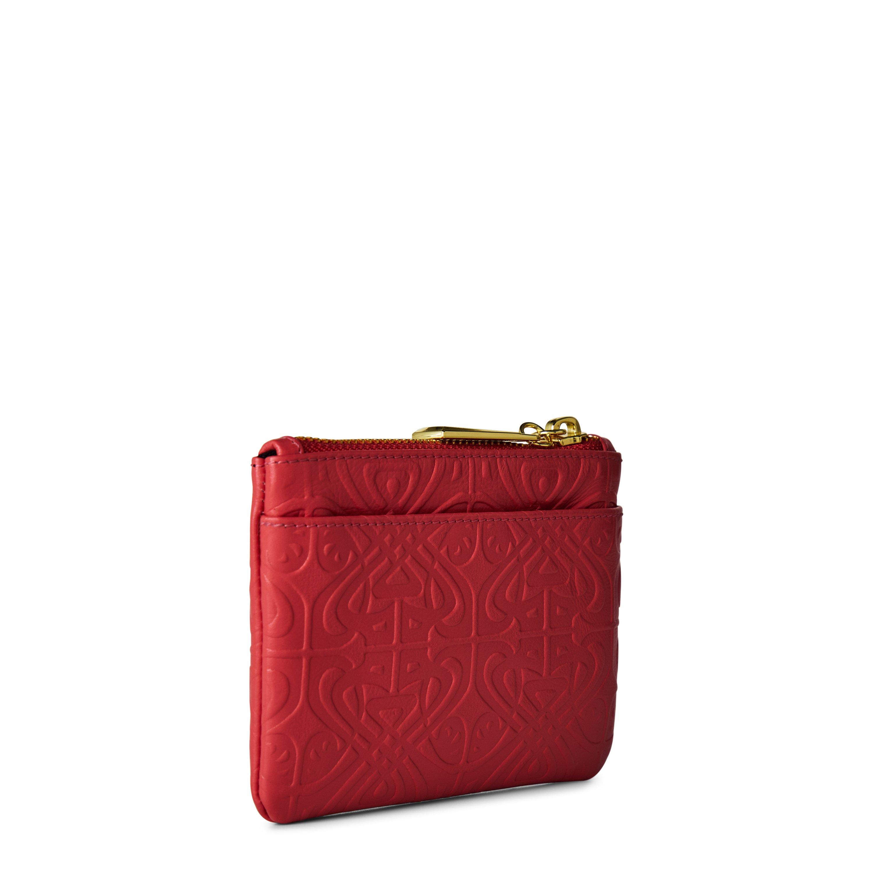 Biba Leather Embossed Coin Purse