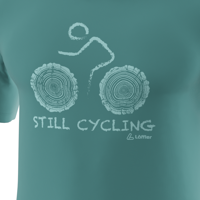 Loeffler Cyc groen heren t-shirt