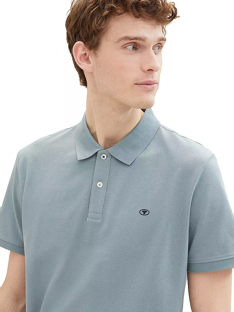 TOM TAILOR Poloshirt grau