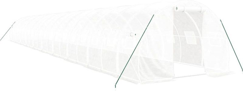 Tuinkas - Ruim - Polyetheen - Staal - UV-bestendig