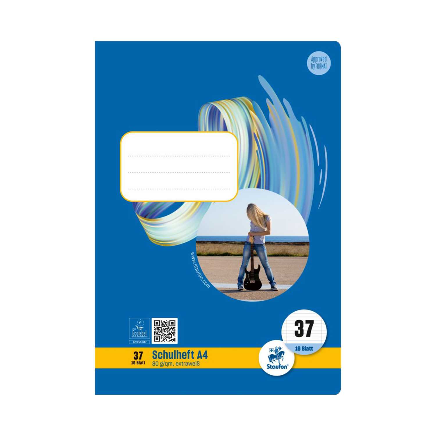 Heft DIN A4 Lineatur 37 16 Blatt