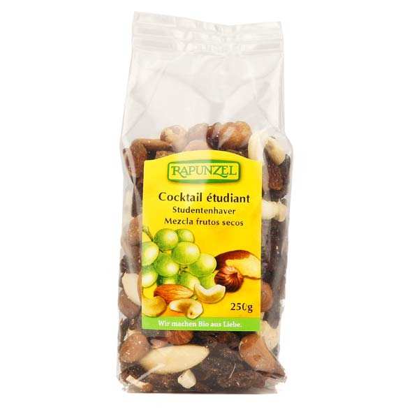 Mélange de fruits secs étudiant bio