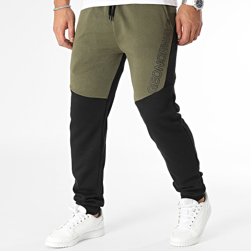 Pantalon Jogging Moriarty Noir Vert Kaki