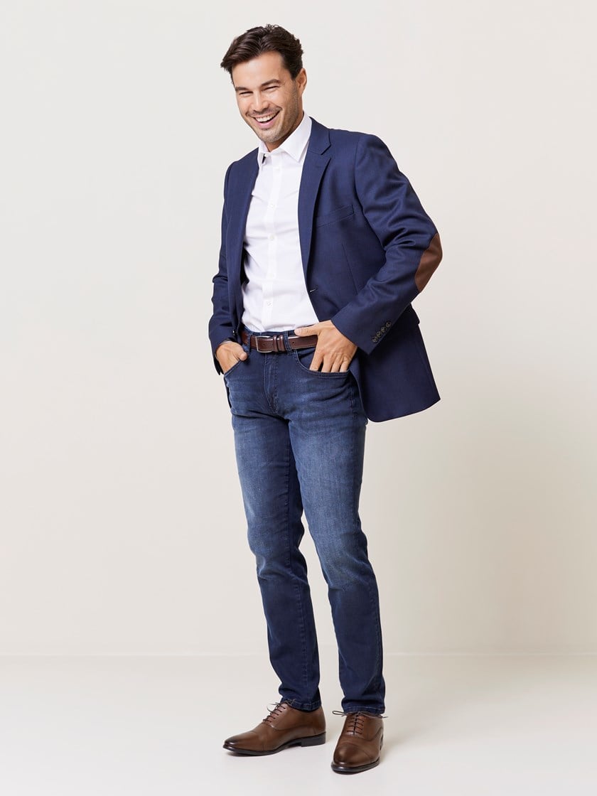 Antonio patch blazer Navy Blazer