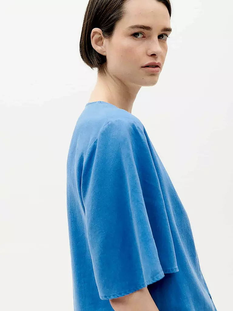 THINKING MU Bluse LIBELULA blau
