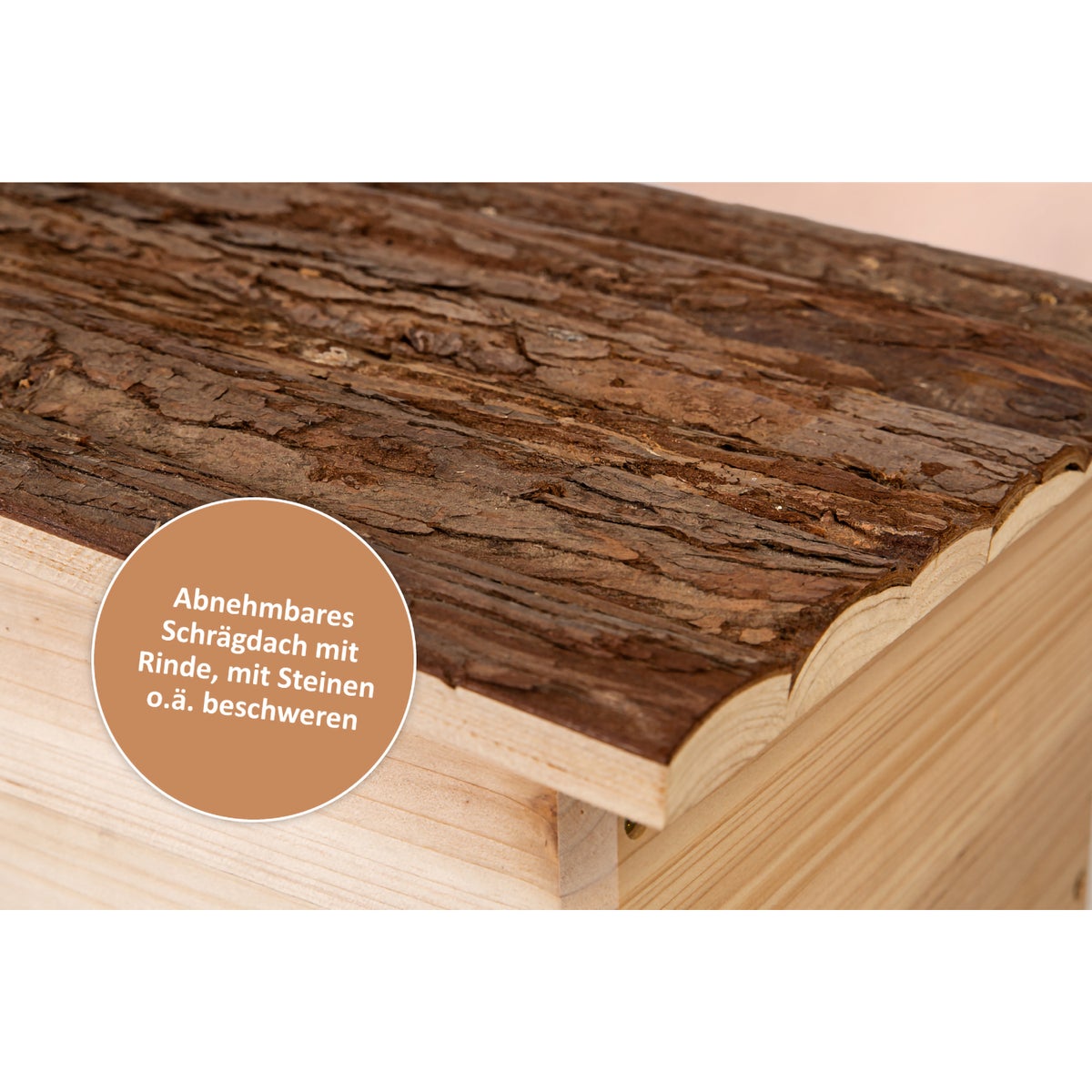 Egelhuis CULT at home egelhuis 34x28x22 cm DIY kit bruin hout