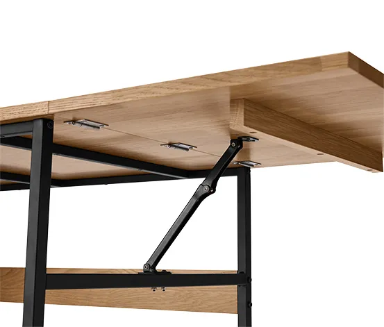 Erweiterbarer Schreibtisch aus Massivholz
