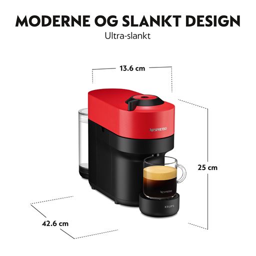 Nespresso Vertuo Pop Kaffemaskine, Spicy Red