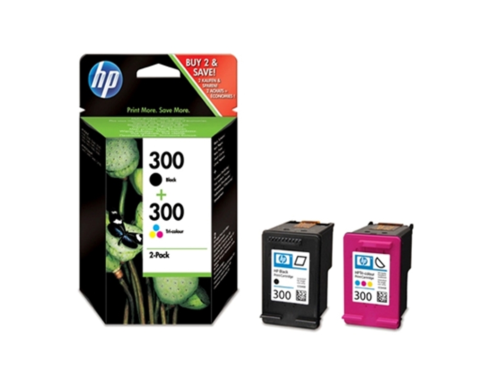 TINTEIRO 300 COMBO HP CN637EE PACK BLACK/TRI-COLOR