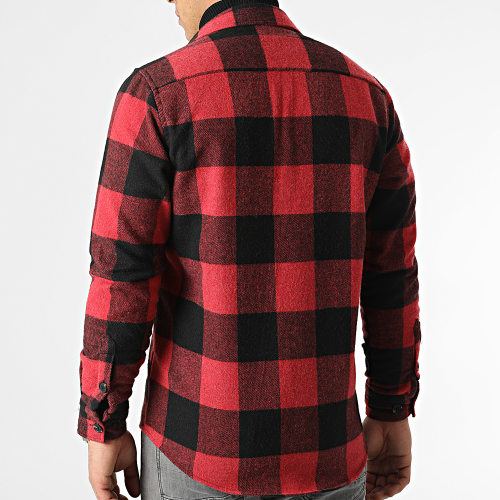 Surchemise A Carreaux 0109 Noir Rouge