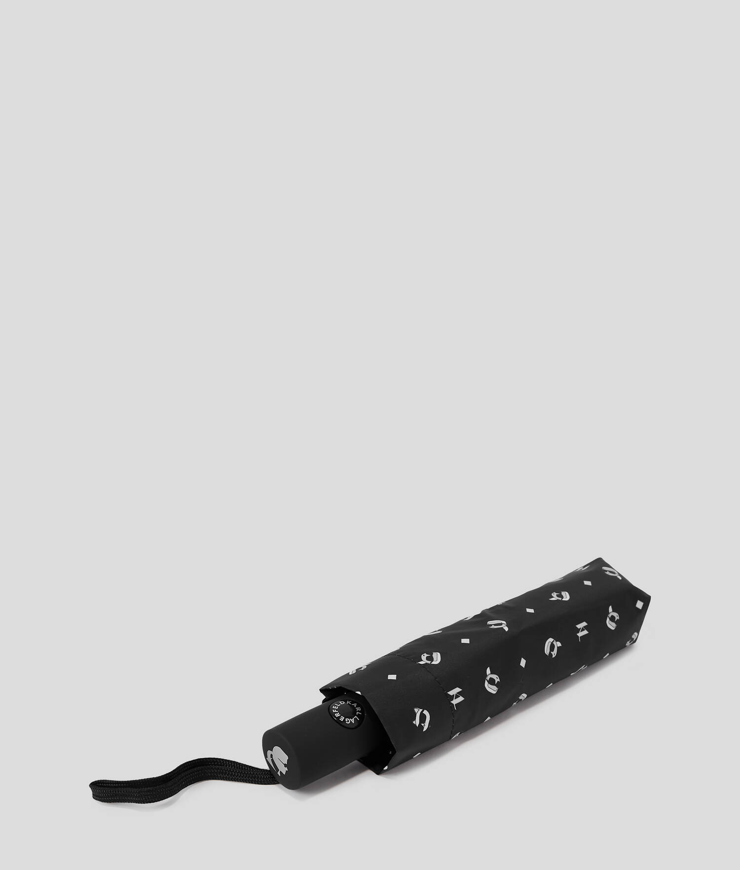 PARAPLUIE AVEC IMPRIMÉ FAÇON ALL-OVER IKON - Noir