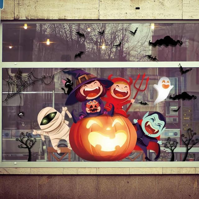 Vægdekoration med Halloween motiv, Græskarfest 60x90cm