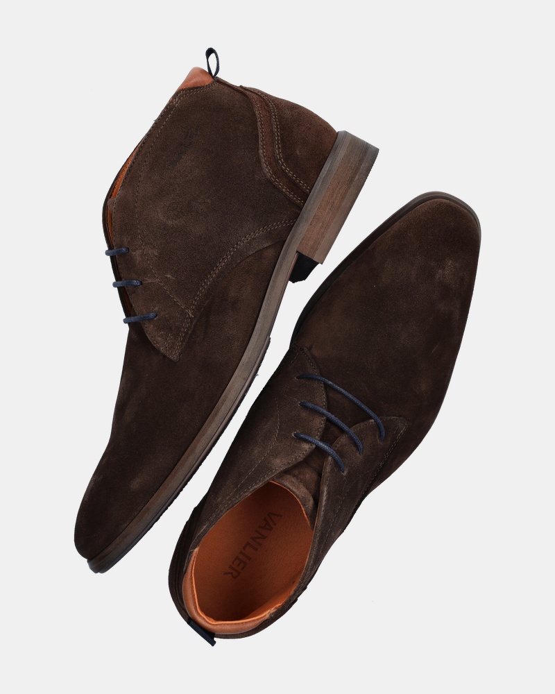 Van Lier Erasmo Hoge nette schoenen  - bruin