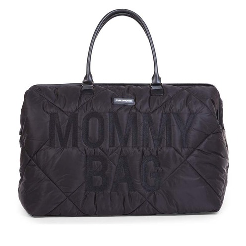 Mommy Bag Sac à langer matelassé Noir - CHILDHOME