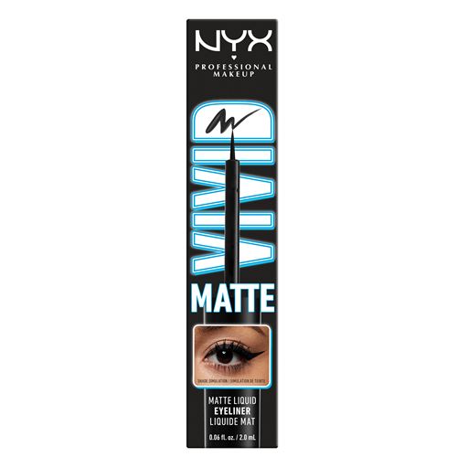 NYX Professional Makeup Vivid Matte Liquid Liner, Black