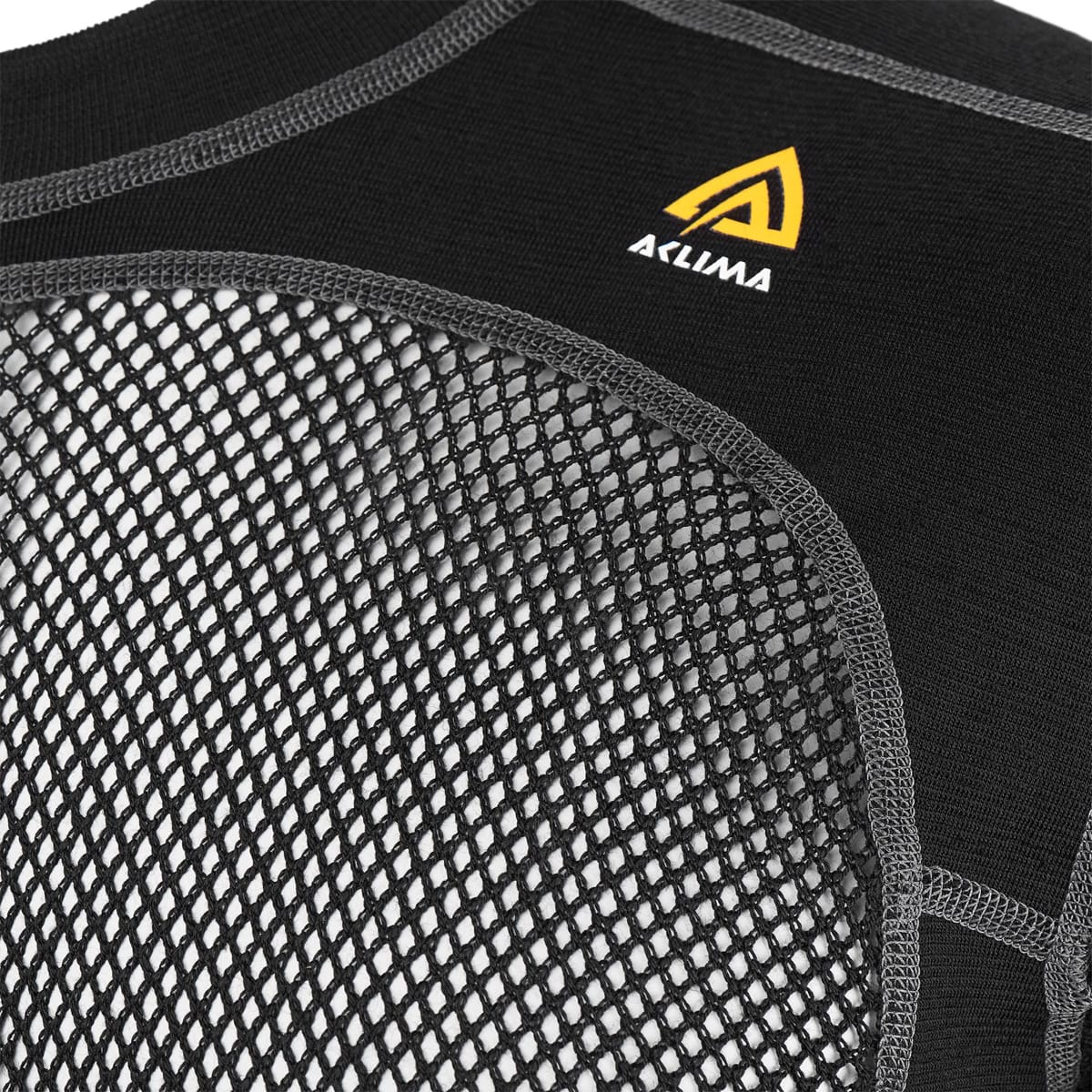 Aclima Men's WoolNet Crewneck Jet Black