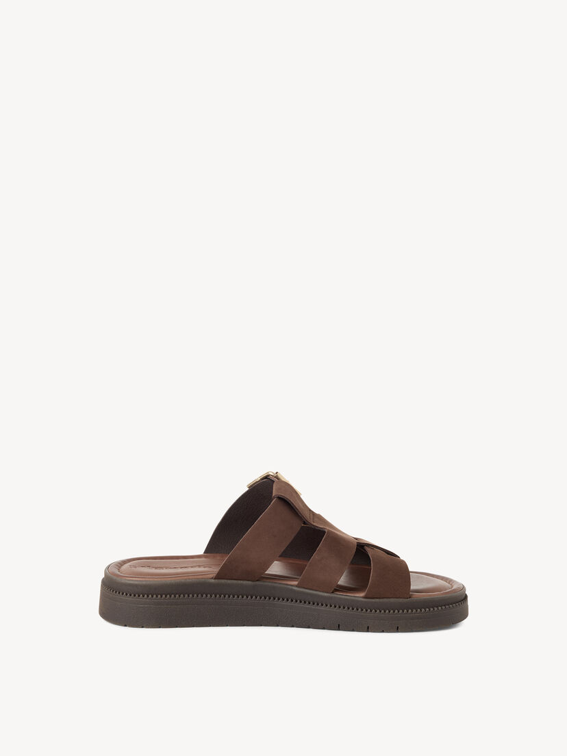 Leren Slipper - bruin