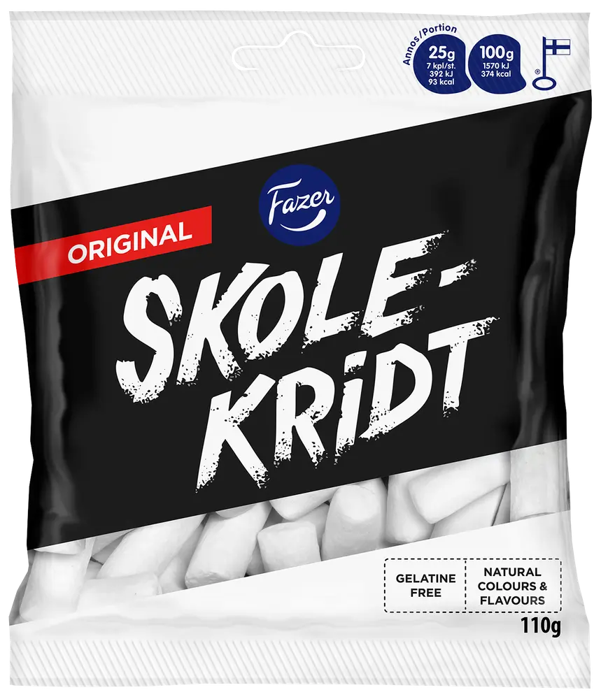 Fazer Skolekridt 110 g