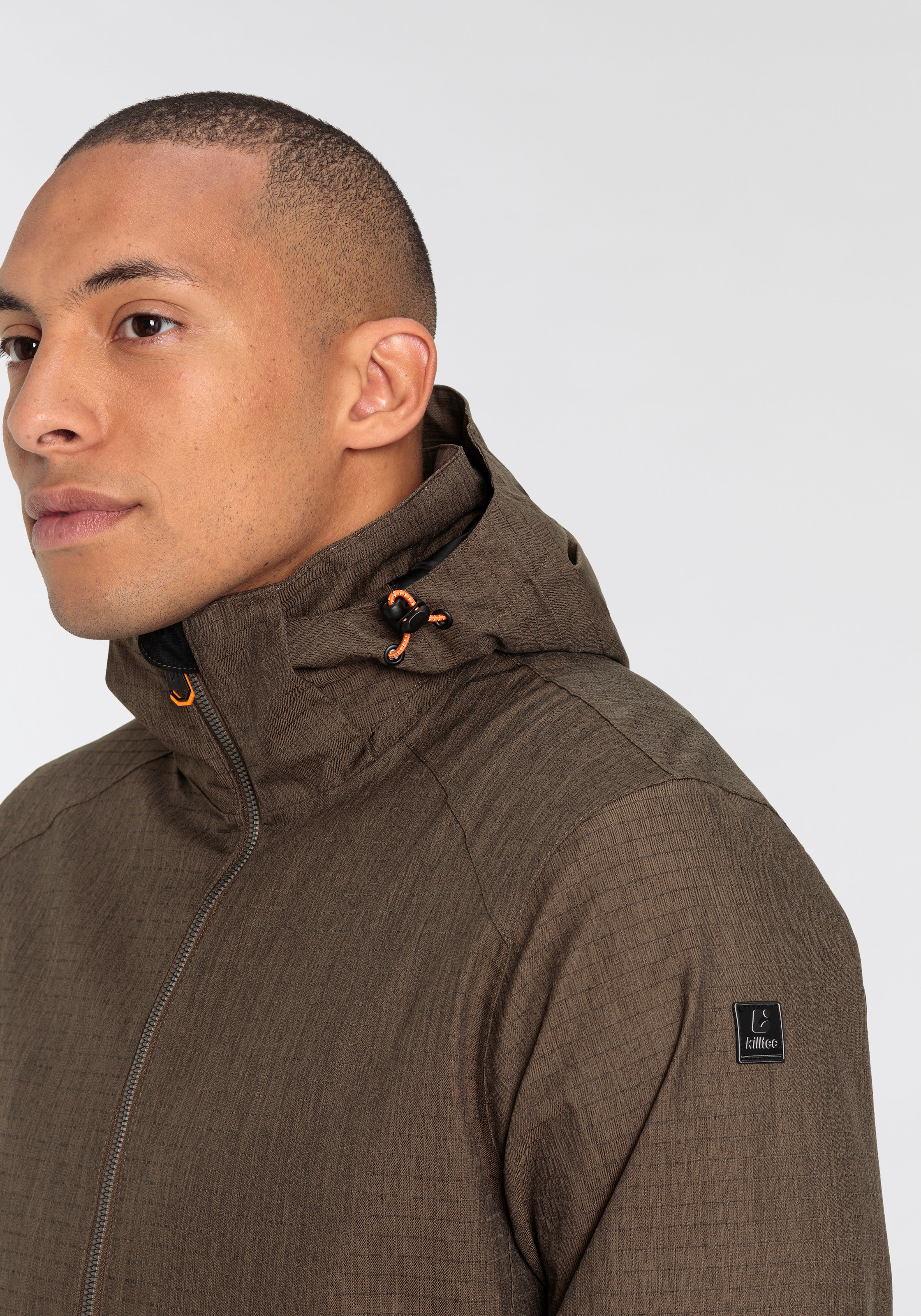 Killtec Funktionsjacke mit Kapuze Wasserdicht & atmungsaktiv & abzippbarer Kapuze