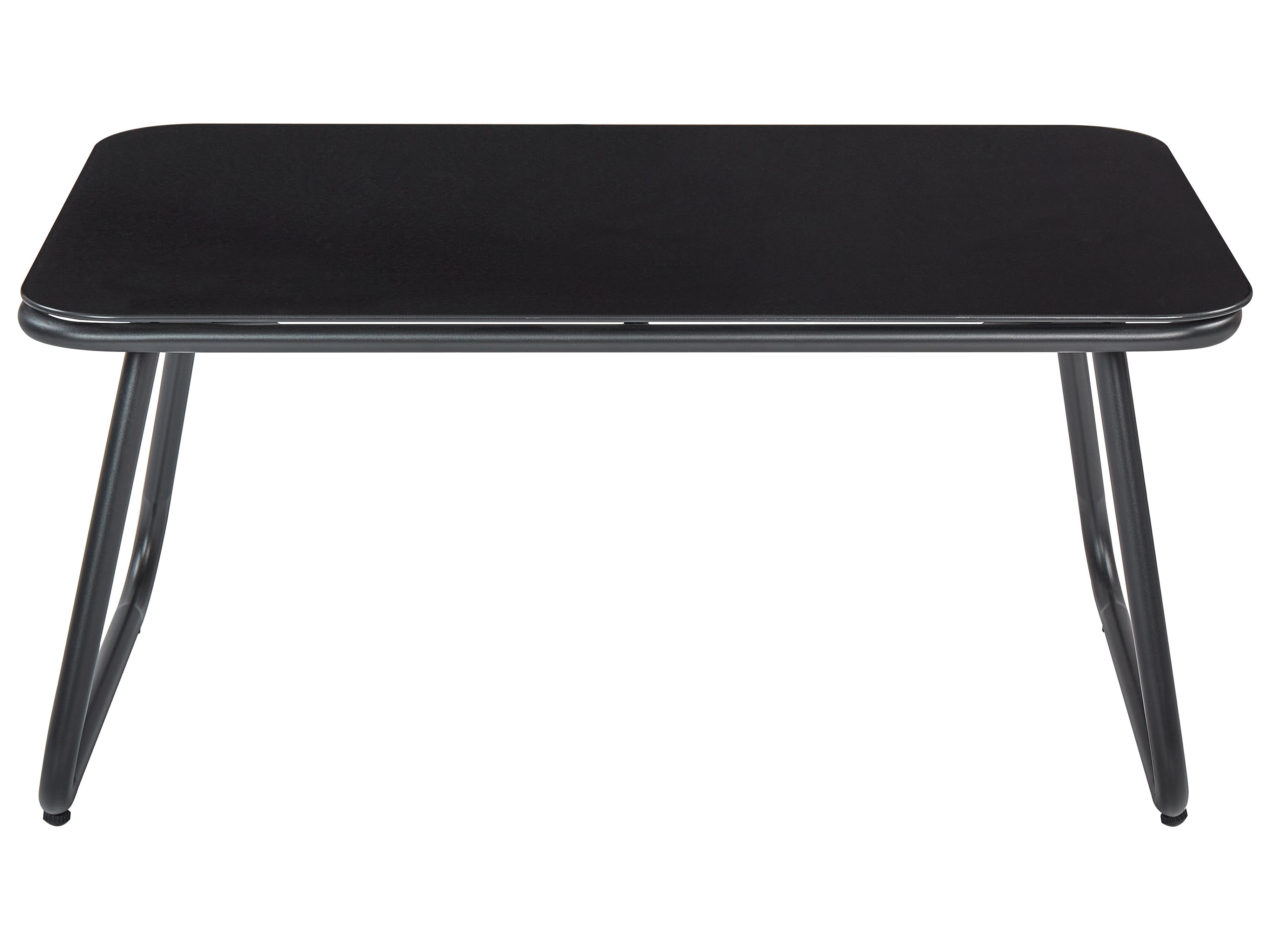 Loungeset met tafel 4-zits POMONTE Metaal Zwart