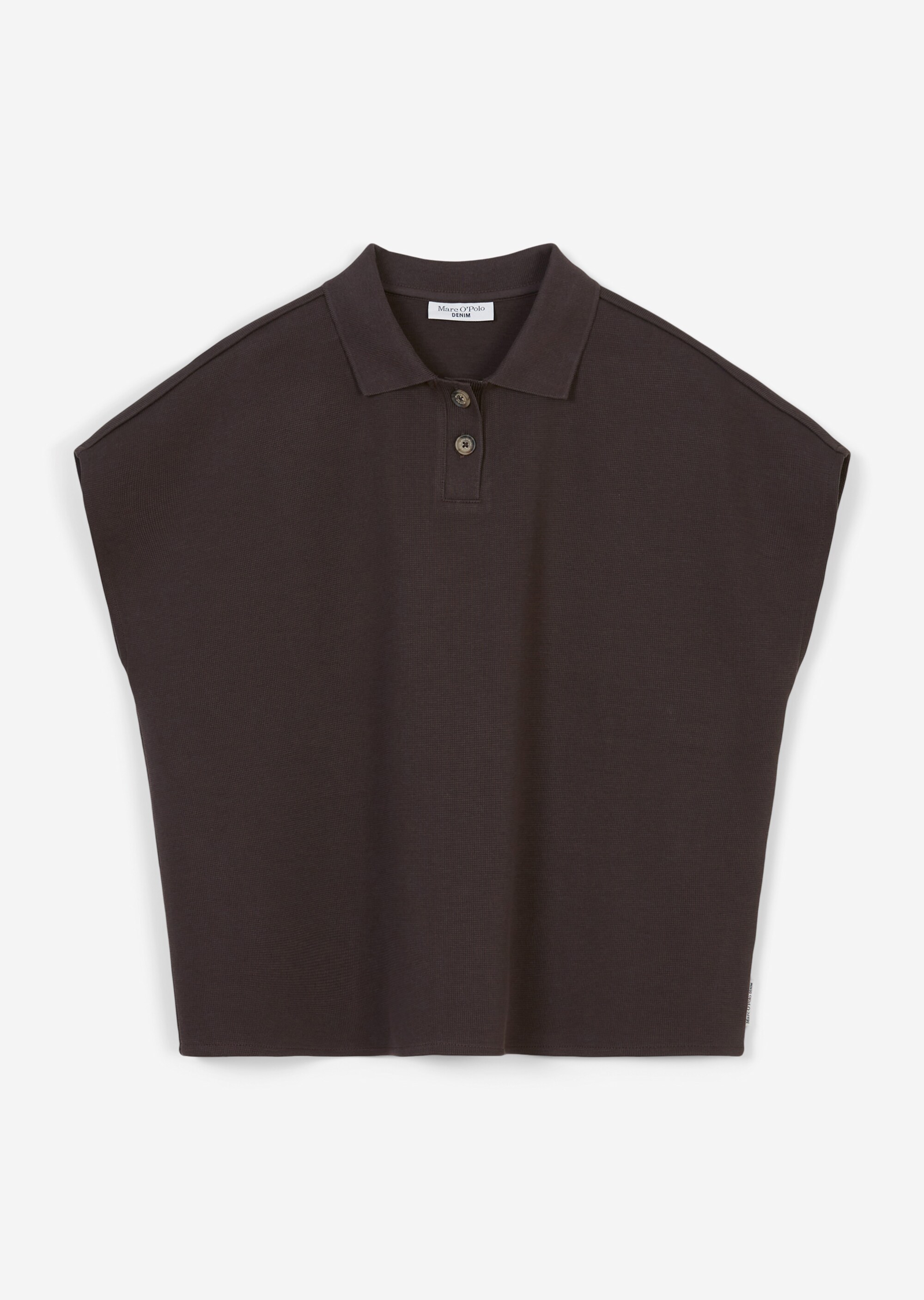 Poloshirt oversizeaus Organic-Cotton-Piqué-Jersey