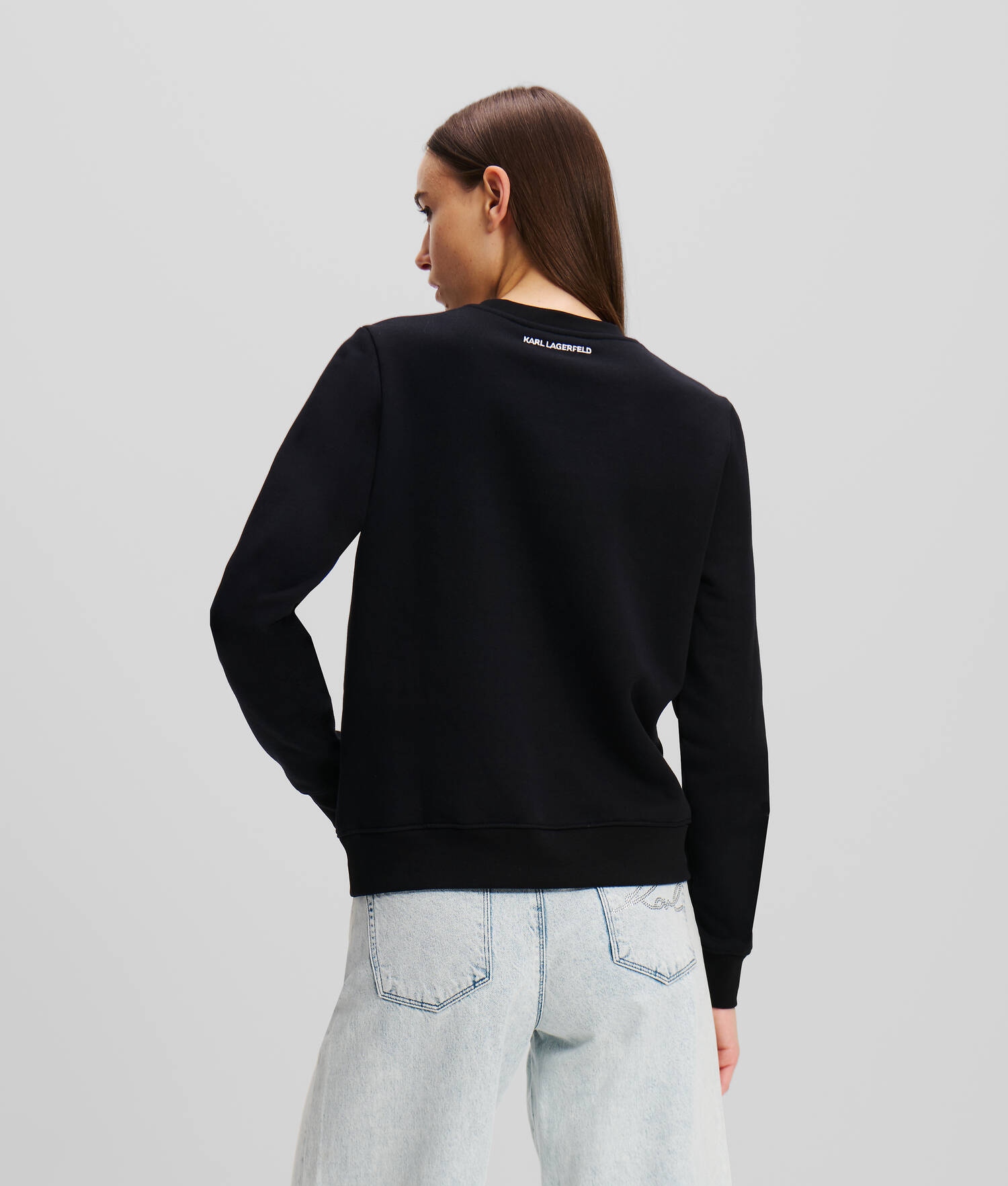 SWEAT-SHIRT BOUCLÉ À L'EFFIGIE DE KARL