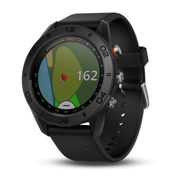 Garmin Approach S60 Montre de golf à écran tactile noir, activée par GPS
