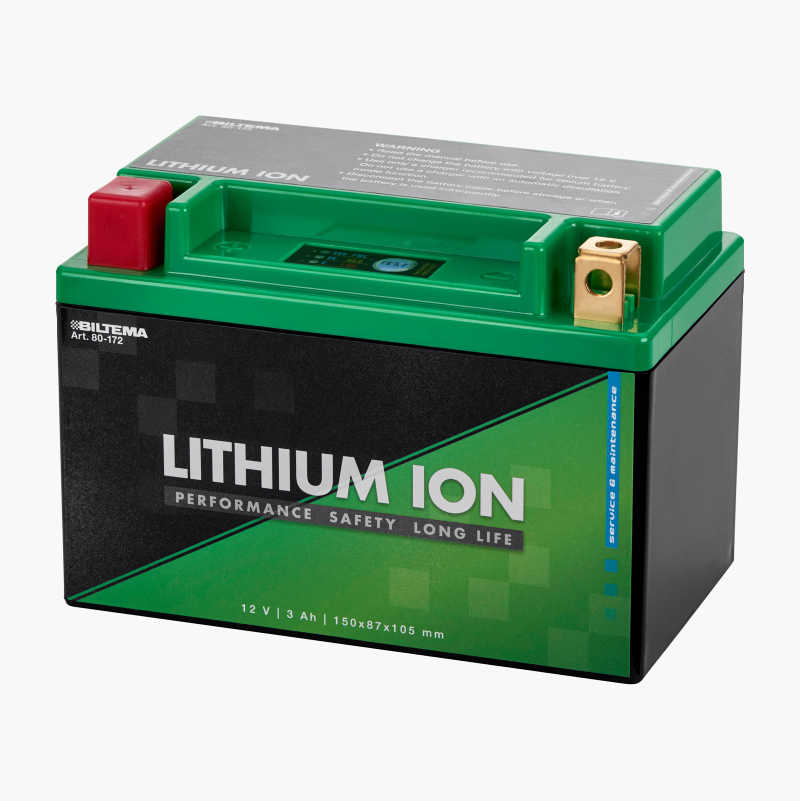 Litiumbatteri Litium LiFePO4, 12 V, 3 Ah, 150 x 87 x 105 mm