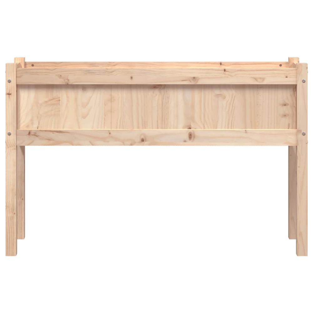 Jardinières 2 pcs avec pieds bois de pin massif