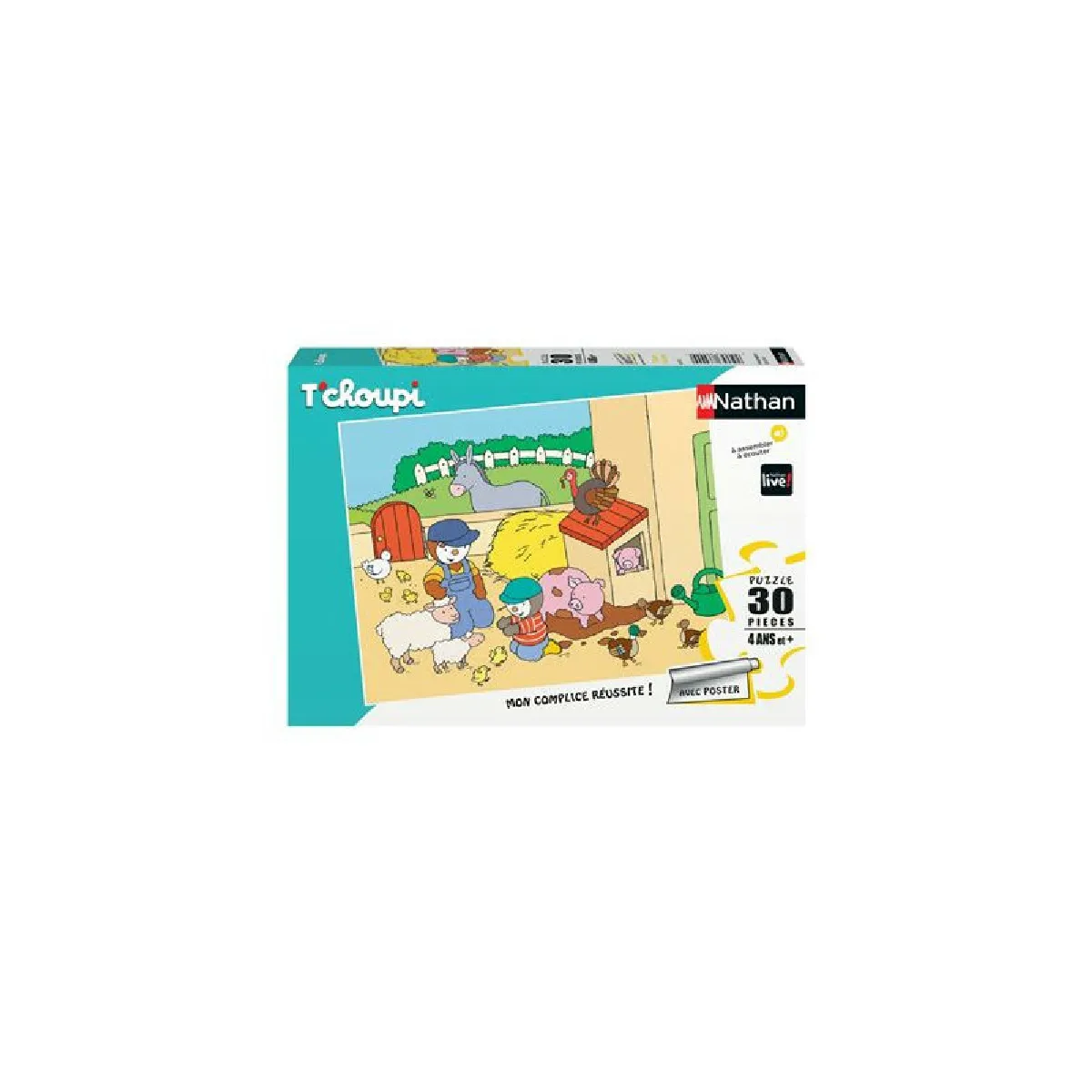Nathan T'Choupi à la Ferme - Puzzle 30 pièces