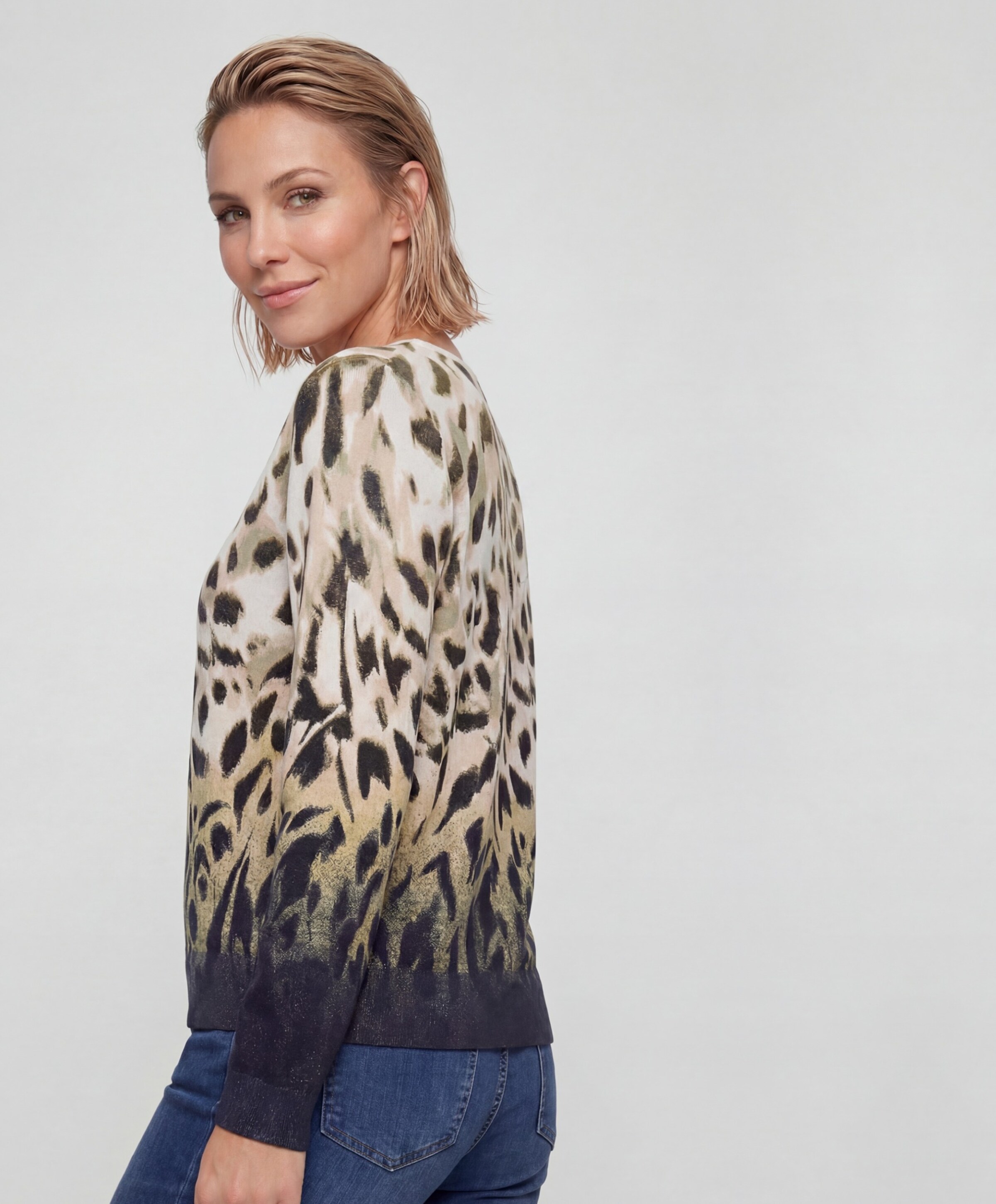 Olsen Dames trui groen