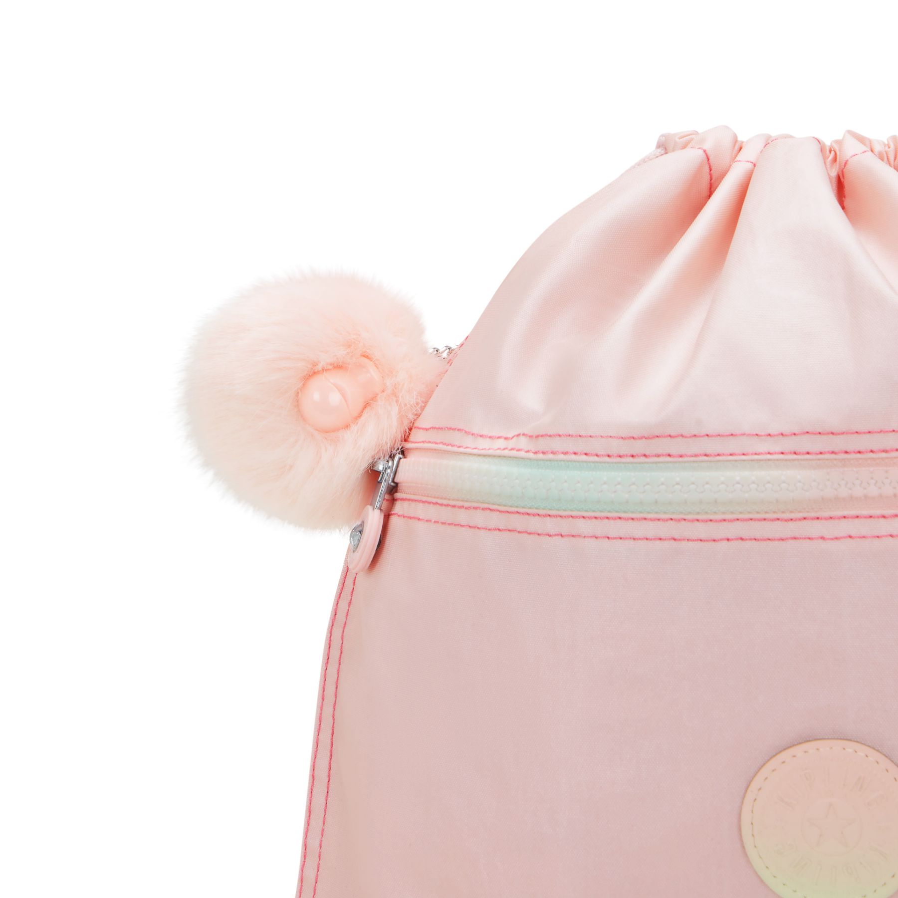 SUPERTABOO Sac moyen avec cordon de serrage - Blush Metallic