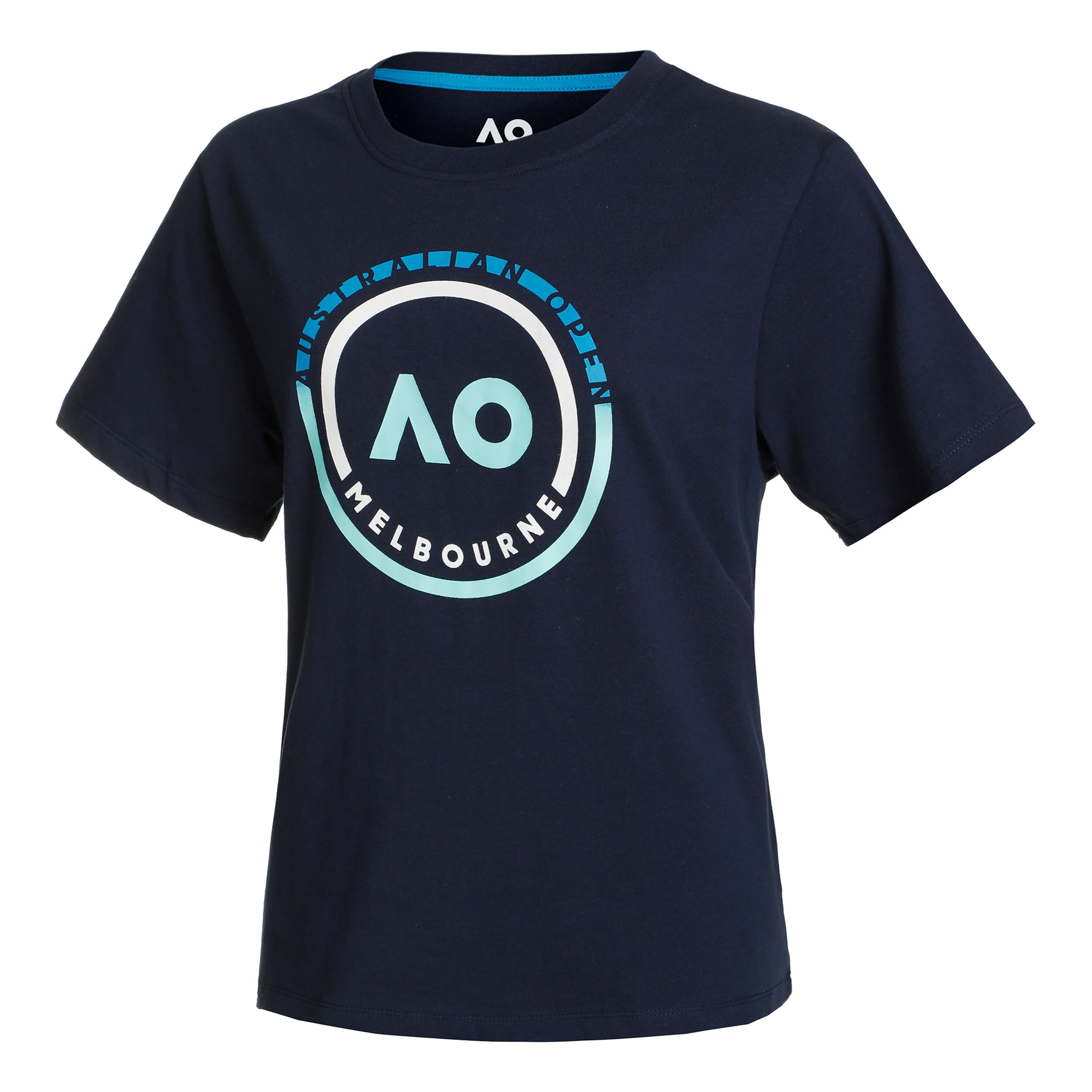Australian Open AO Round Logo T-shirt Femmes - Bleu Foncé , Bleu