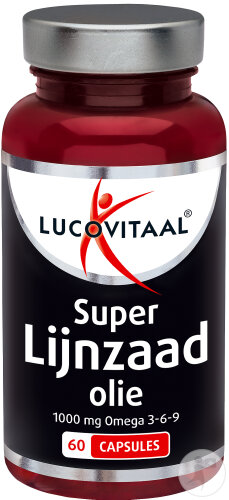 Lucovitaal Huile De Lin Super 1000mg Oméga 3-6-9 60 Pièces