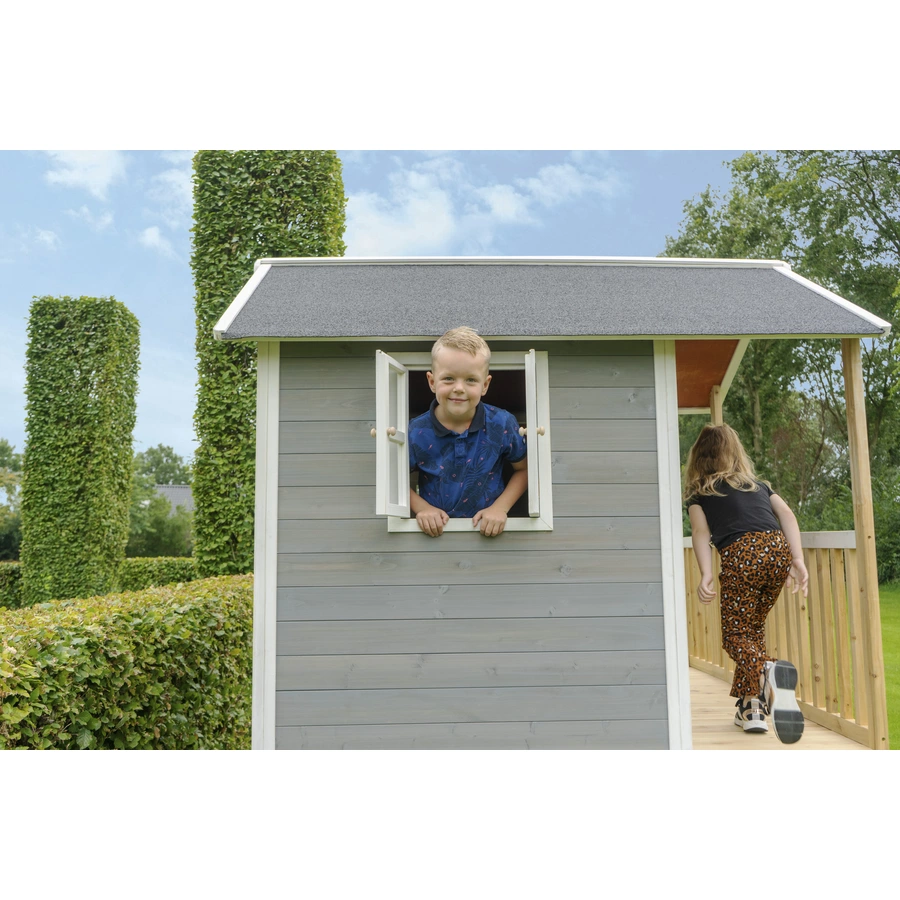 EXIT Loft 300 Holzspielhaus - grau